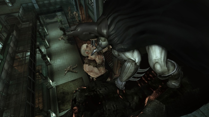 Arkham Asylum stealth takedown